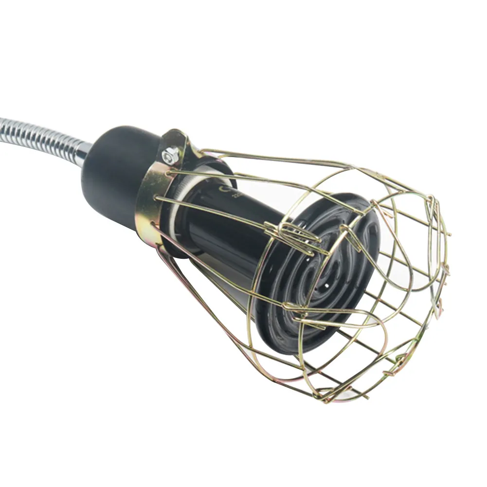 

Anti-scalding Protective Lampshade Ceramic Heating Lamp Bulb Reptile Pet Heating Lamp Iron Wire Safety Protective Net Cover Pet