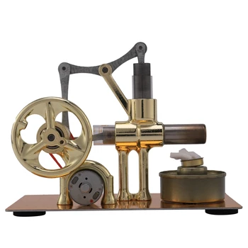 

Teenager Physics Lab Single Cylinder Balance Stirling Engine Model Science DIY Model Toy Gift for Kids Experimental Toy Boys