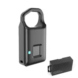 Биометрический замок без ключа Противоугонная дорожная сумка для багажа офисный мини-замок для проверки отпечатков пальцев