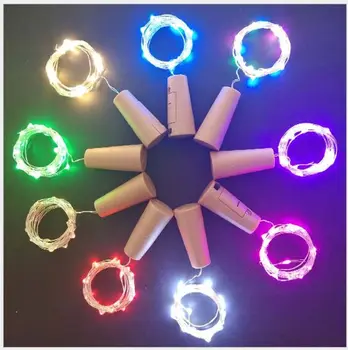 

2m20lights Led Color Copper Strings Lights Bar Hotel Festival Party Christmas Trees Atmosphere Decoration Led Flash Night Lights
