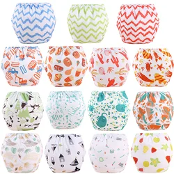 Couches culotte de bébé en coton, réutilisable, doux, lavable, pour nourrissons, sous vêtements d'entrainements 