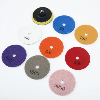 

High Quality 19pcs Set Diamond Polishing Pads For Granite Marble Concrete Stone Tool Kit Sale
