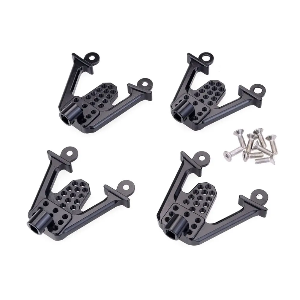 

4PCS Aluminum Rear & Front Shock Mount Set LIFT Damper Tower Hoops Absorber Bracket For 1/10 RC Axial SCX10 Car Parts