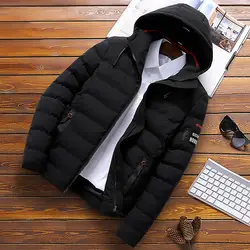2019 Новая мода Praka мужская зимняя куртка пальто с капюшоном теплое мужское Зимнее Пальто Повседневное Мужское пальто Veste Homme Hiver