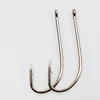 50pcs Fishhook Long Shank Fishing Hook 1#-12# High Carbon Steel Sharp Barbed Offset Narrow Bait Fishing Hooks Tackle Box 5