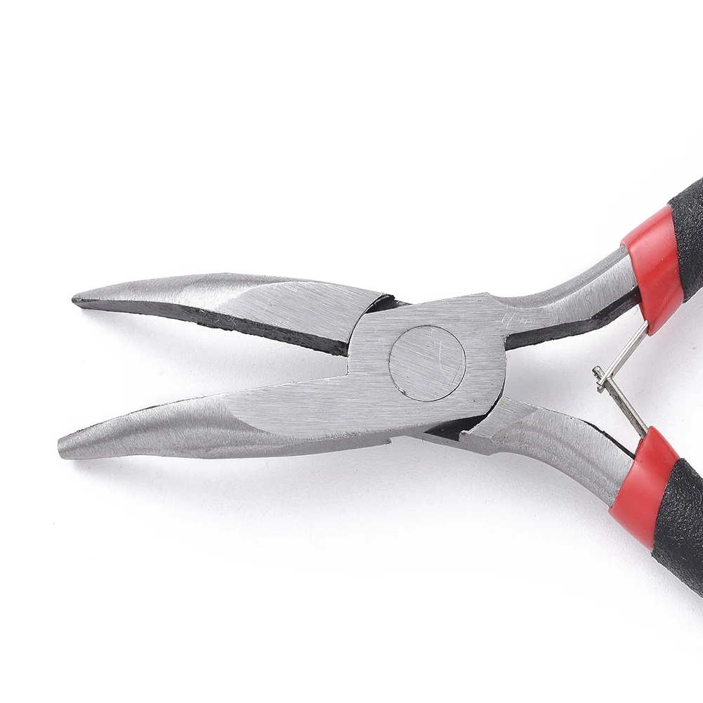 Jewelry Pliers Bent Nose Plier Carbon-Hardened Steel Handmade Craft Jewelry Making Tools 12.5cm long