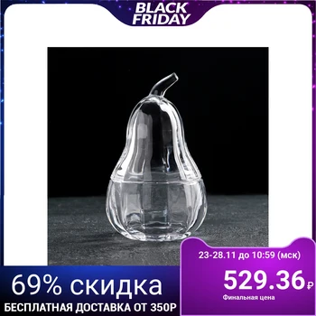 

Candy bowl with lid "Pear", 200 ml
