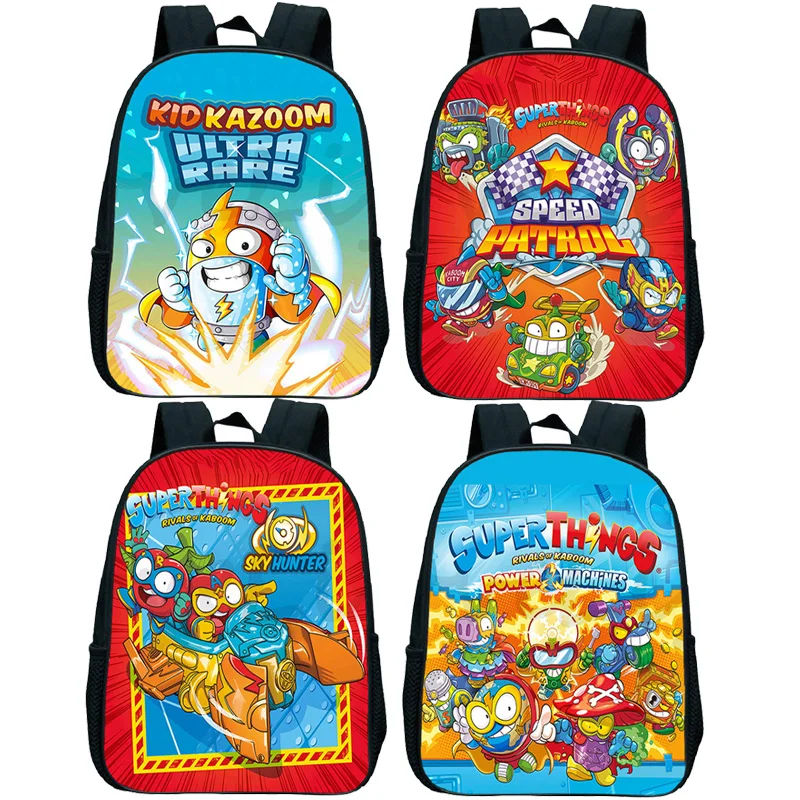

Super Zings Backpack Daily Children Mochila Kindergarten Backpacks Cartoon Game Superzings Toddler Kids Bag School Plecak Kawaii