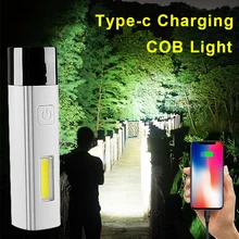 

Newest Powerful Tactical Flashlight LED Torch Light Rechargeable Mini COB High Power LED Flashlights Waterproof Camping Lantern