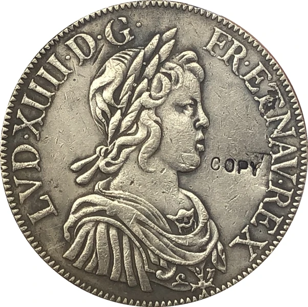Франция Людовик XIV 1643 копия монет
