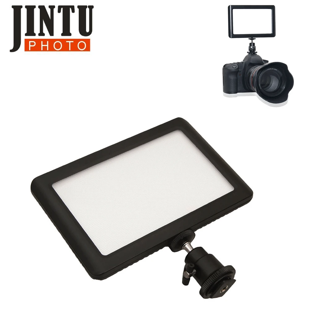 Светодиодная лампа для видеосъемки JinTu Pad 192 k камер Canon EOS 550D 650D 750D 800D 70D 80D 6D 7DII Nikon D90