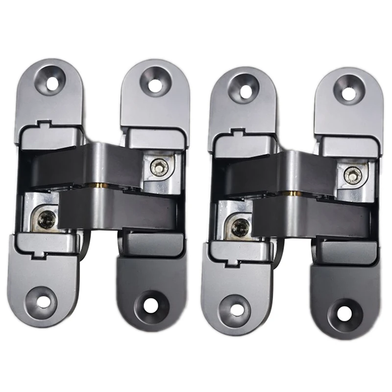 

2Pcs 180 Degree Concealed Cross Door Hinges for Gate Door Cupboard Furniture Hardware Set