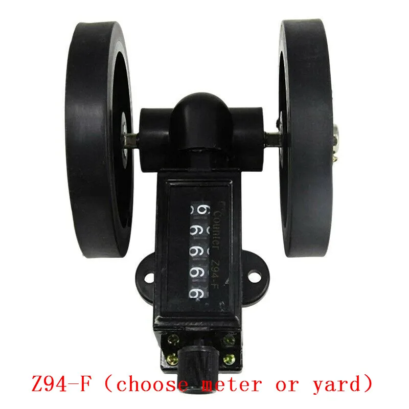 Plastic Film Length Counter etc 1 Pack 5 Digits 0-9999.9 Mechanical Length Counter Max Speed 350RPM Grey Reset with Rolling Wheel for Record of Weaving Leather Plastic Film Length Counter etc 1 Pack 5 Digits 0-9999.9 Mechanical Length Counter Max Speed 350RPM Grey Reset with Rolling Wheel for Record of Weaving Leather