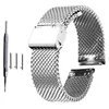 18mm 20mm 22mm 24mm Universal Milanese Watchband Quick Release Watch Band Mesh Stainless Steel Strap Wrist Belt Bracelet Black ► Photo 1/6