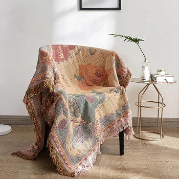 

Cotton Sofa Recliner Thread Blanket Warm Knitted Comforter Blankets For Bed Home Lounge Chair Sofa Cover Home Textiles