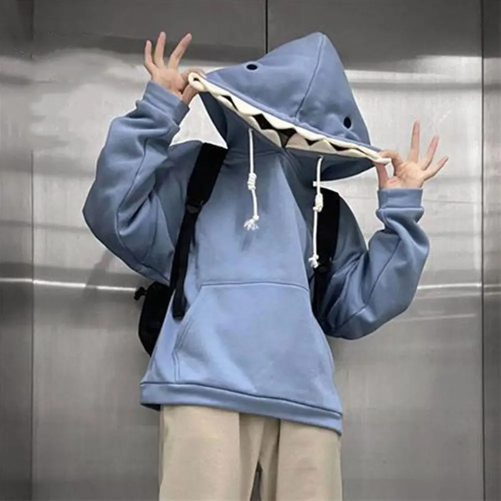 Chibi Shark Pocketless Womens Hoodies Chibi Shark Pocketless Womens Hoodies