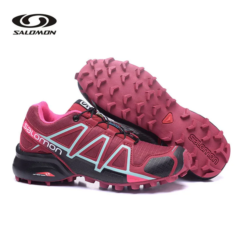 Уличная обувь Sneanker Salomon Speed Cross 4 Женская оригинальная Прогулочная для бега Tenis |