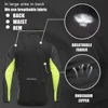 Queshark Men Fleece Thermal Winter Waterproof Cycling Jacket Windproof Bike Bicycle Coat Clothing Long Sleeve Cycling Jerseys ► Photo 3/6