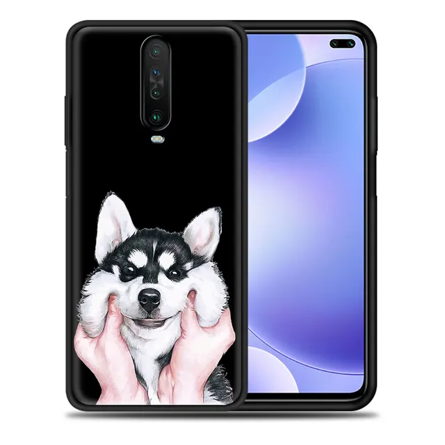 Alaskan Husky Dog Cute Puppy Boy Phone Case For Xiaomi Redmi Note 9S 9 8 10 Pro 8T 9C 9A 8A 7 K40 Silicone Smart Back Cover a1