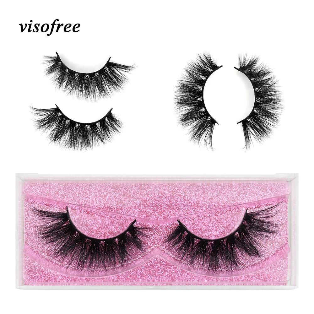 

Visofree Eyelashes 3D Mink Lashes thick handmade volume soft lashes long eyelash extension real mink eyelash makeup lashes K13