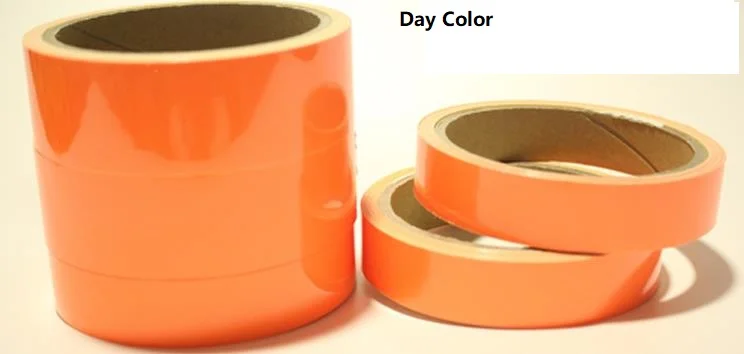 Orange Yellow 2 см* 10 м ПЭТ светящаяся лента самоклеящаяся лампы дневного света для химической промышленности хранения Предупреждение лента безопасности ночной светящийся настенный Стикеры - Цвет: Orange Yellow