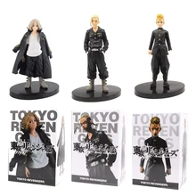 

【Ready Stock】Cute Anime Figure Tokyo Revengers Action Figure Manjiro Sano Chifuyu Matsuno Takemichi Hanagaki Figurine Manga Toys