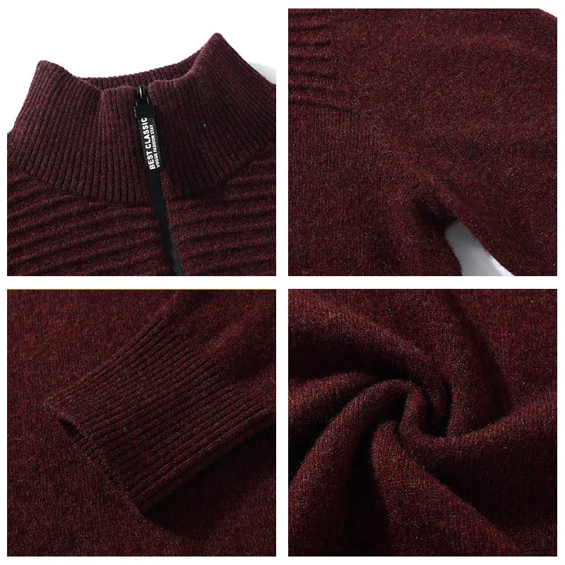 COODRONY Brand Sweater Men Fashion Turtleneck Pull Homme 100% Merino Wool Pullover Men 2019 New Winter Thick Warm Sweaters 93040 COODRONY Brand Sweater Men Fashion Turtleneck Pull Homme 100% Merino Wool Pullover Men 2019 New Winter Thick Warm Sweaters 93040