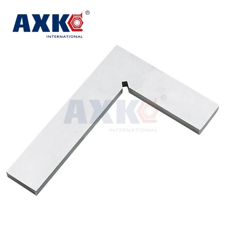 

YPAY Silver Tone 99x70mm Bladed 90 Degree Angle Try Square Ruler Flat corners Protractor DT515