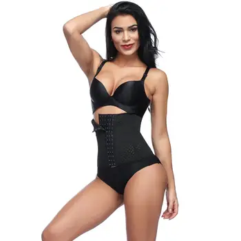 

Plus Size Women Custom Waist Trainer 6 Rows Body Hook Tummy Shaper Belt Slim