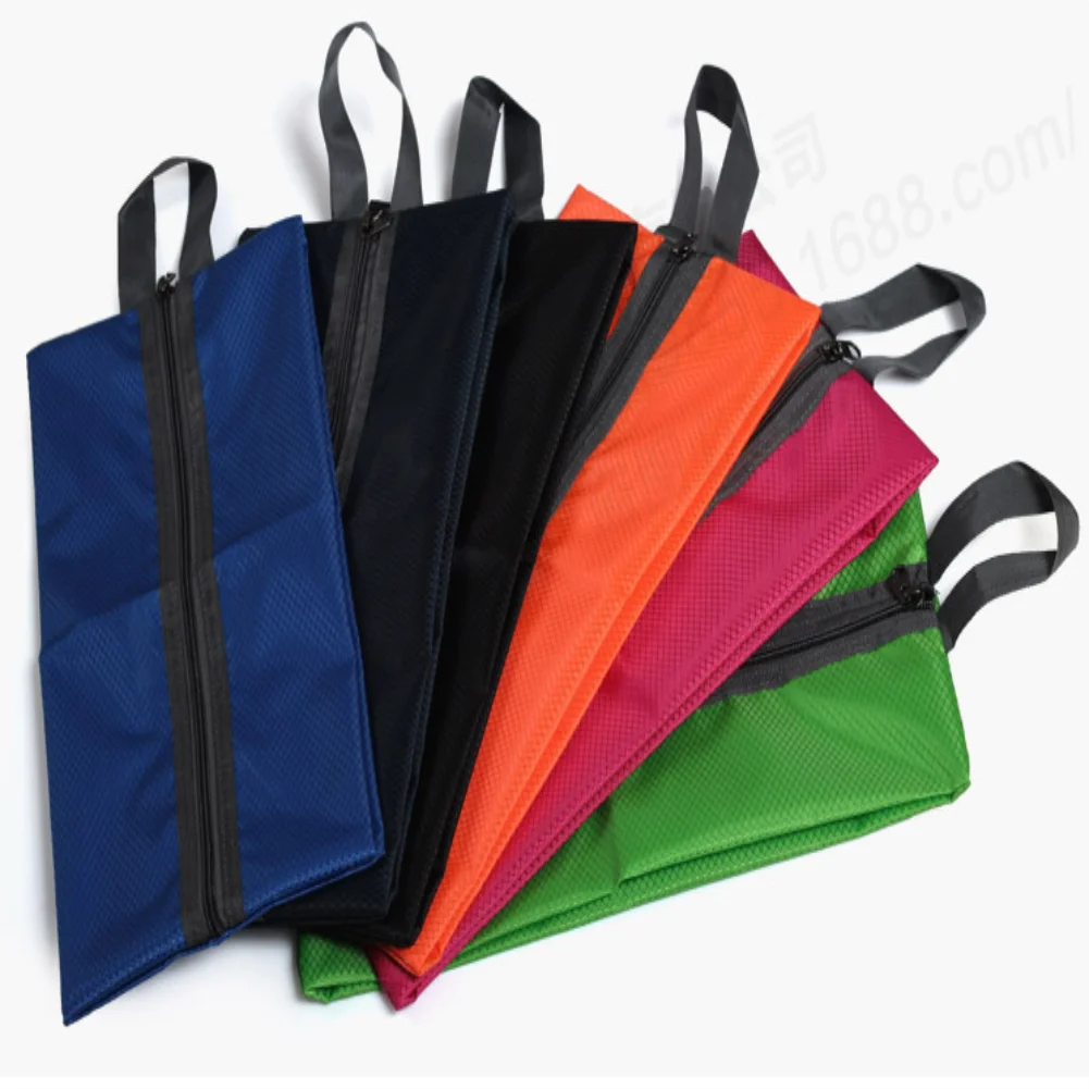 Pack De 4 Bolsas Para Zapatos De Viaje - Impermeables, Antipolvo, Tela Oxford, Cremallera, 39x19x15 Cm