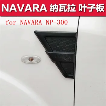 

for Nissan NAVARA NP-300 2014-2018 accessories 2PCS high quality ABS Chrome Door leaf panel sticker trim Car styling