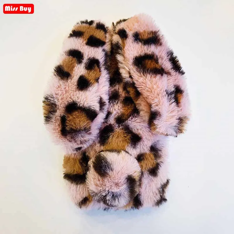 

Cartoom Lovely Plush Warm Leopard Rabbit Ears Furry Cover for Meizu M6 M3 M5 Note M5C M5S M6S MX6 15 Plus E2 Pro 7 6 Plus Case