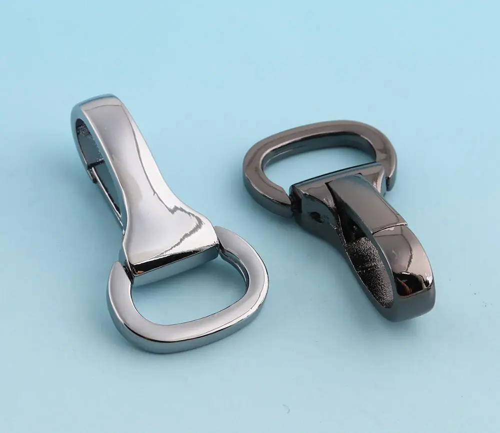 Gunmetal Swivel Clasp 20mm Lanyard Key chains Snap Hook Purse Strap Buckles  Metal Lobster Rings