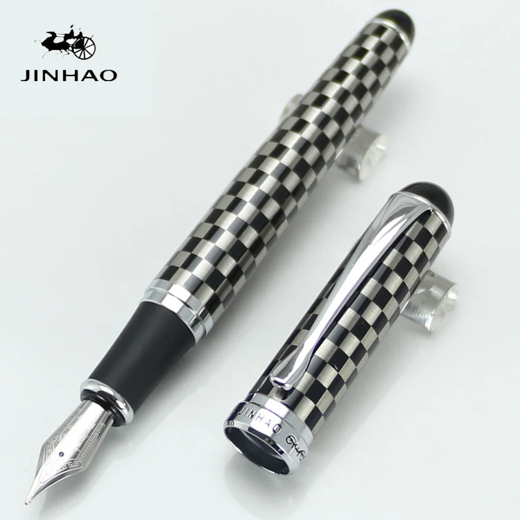 JINHAO 750 перьевая ручка товары для бизнеса и письма серого цвета с пером без