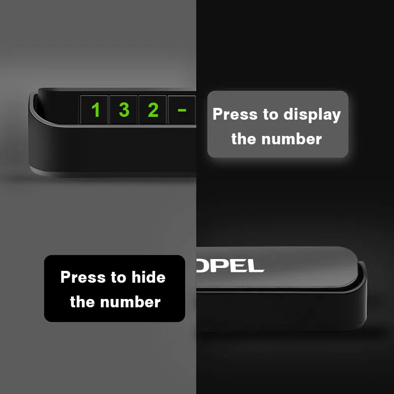 1Pcs Car Temporary Parking Card Phone Number Card Plate For Subaru XV Legacy Impreza WRX STI Forester SH SG SJ SG5 SF5 Legacy B4