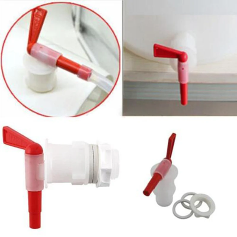 Plastic Bucket Spigot Valve Bottle Home Brew Tap Beer Wine Faucet Barb Brewing