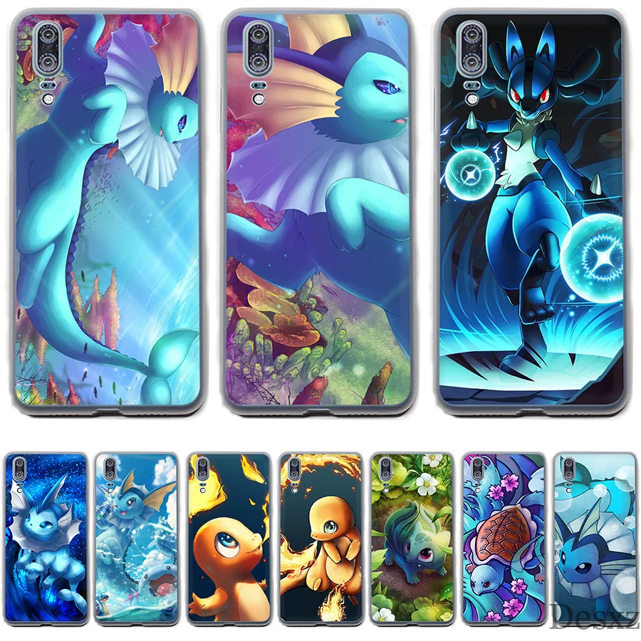 Чехол для телефона Charizard Squirtle vaporion Pokemons Huawei P Smart P8 P9 P10 P20 Lite Pro P20pro 2015 2016 2017 чехол |