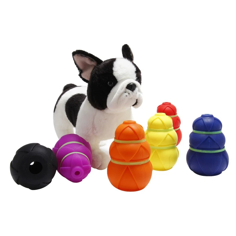 Утечка еда мяч скрытие закуска ПЭТ тренировка IQ жевательная игрушка собака Интерактивная головоломка игрушка утечка питомец еда играть шарики для жевания диспенсер