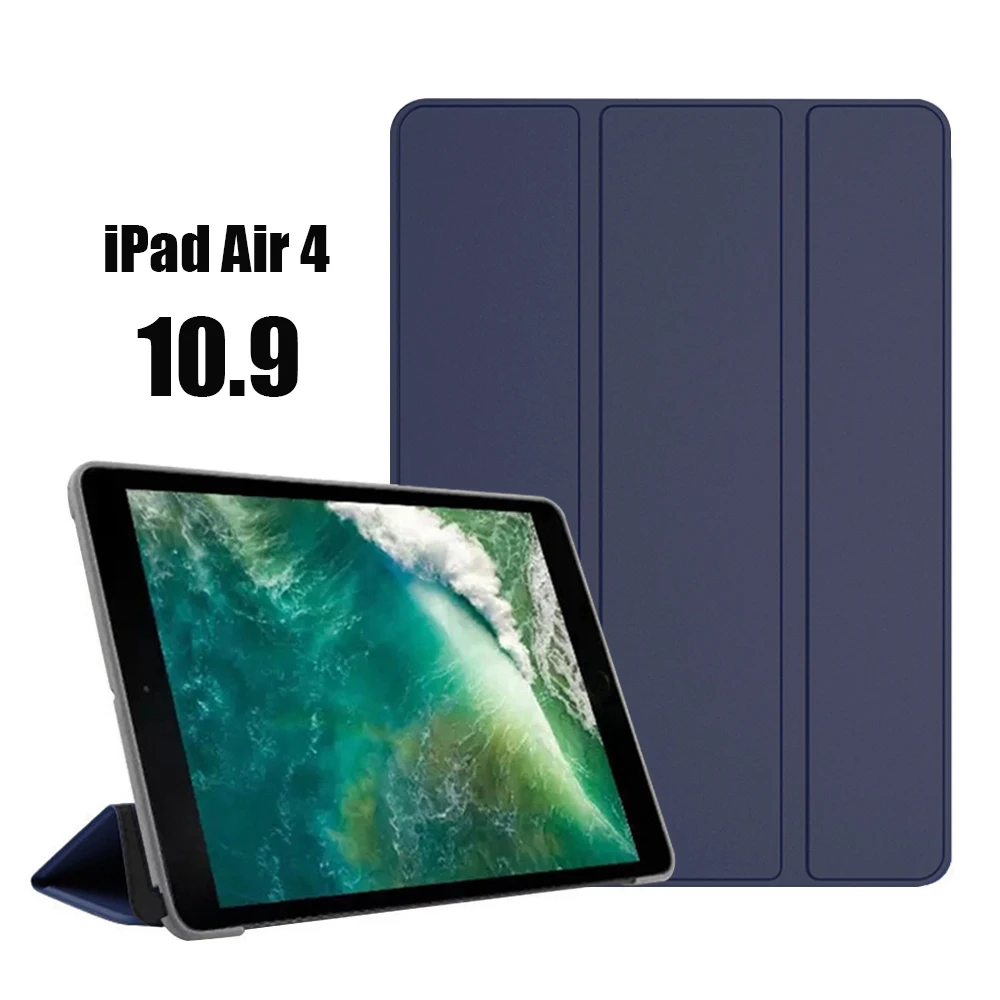 Чехол для iPad Air 4 2020 чехол Air4 10 9 дюйма планшета из искусственной кожи Apple A2324 A2072 с