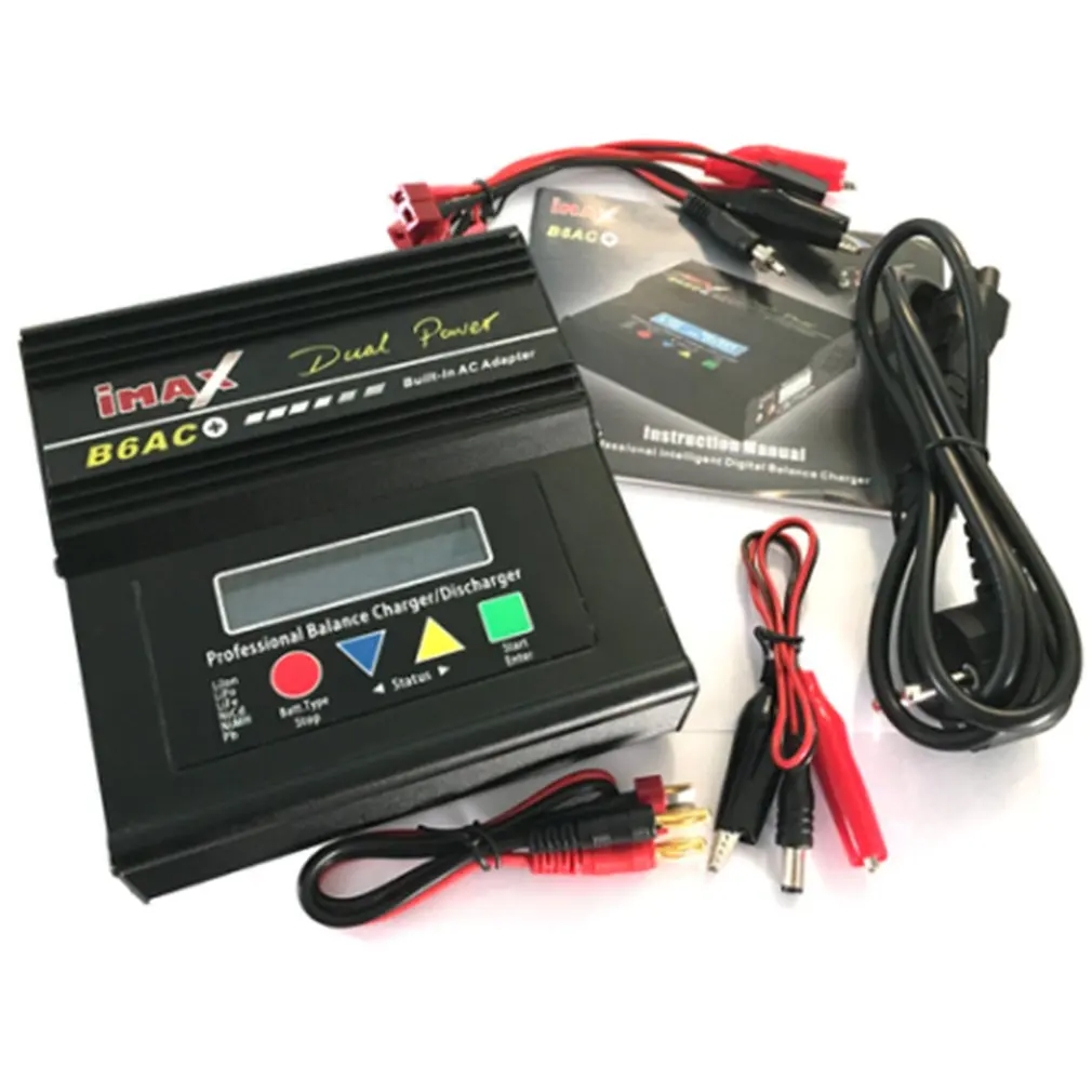 

Digital Charger B6AC+ Lipo Battery Original Balance Charger 80W for RC Model Nimh Battery Balancing Charger for RC Model Parts