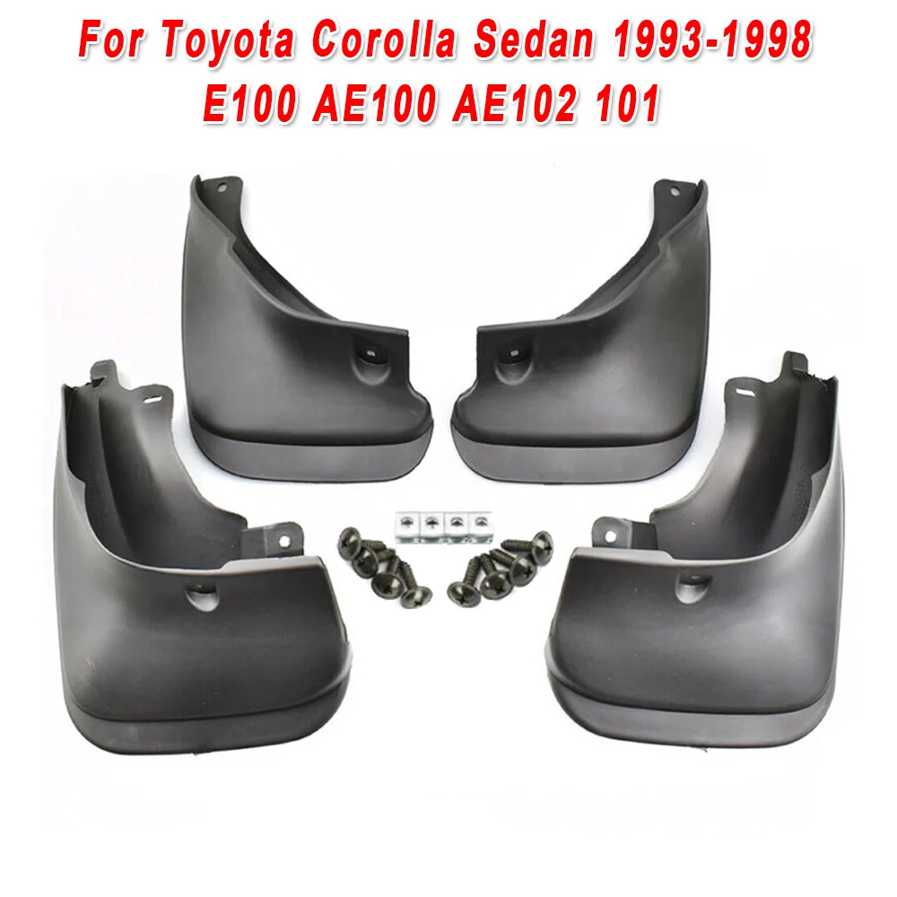 Брызговики для Toyota Corolla Sedan 1993-1998 E100 AE100 AE102 101 Замена наружных частей брызговики