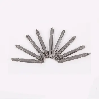 

1pcs Wholesale With magnetic electric screw driver head double-end cross screwdriver set head screw bits 65mm lengthen