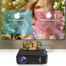 HD Projector Led Beamer Mini Android Portable VIVICINE Home Theater 1080p WIFI 1280x720p