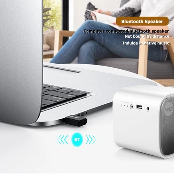

Terminal Plug Audio Frequency Connector USB Wireless Bluetooth 5.0 Audio Transmitter for Windows Linux PC Computer