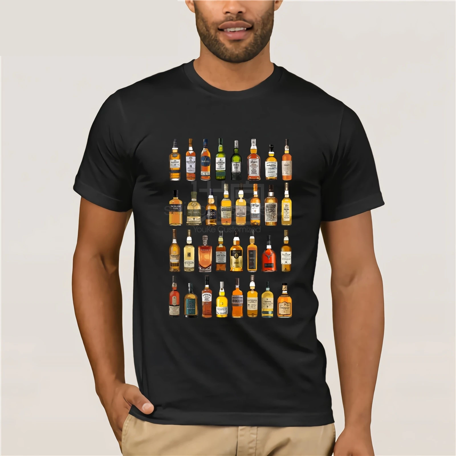 Однотонная футболка Malts | Мужская одежда