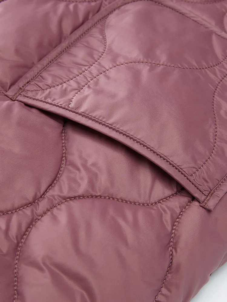 BOSIDENG женская одежда весеннее пуховое пальто обычная куртка ультра легкий сплошной цвет Тонкий Плюс Размер B90130008