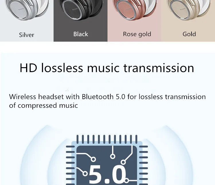 Bluetooth наушники Колонки 2 в 1 SODO складные NFC Hi-Fi стерео беспроводные Накладные наушники V5.0 с микрофоном Поддержка TF карты FM