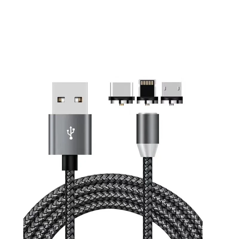 Магнитный USB кабель для быстрой зарядки USB кабель подходит для iPhone зарядное устройство для зарядки данных USB кабель для мобильного телефона USB кабель для зарядки