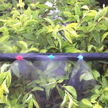 

10/20/30Pcs 90/180/360 degree Nozzle Jet Cloning Machine Hydroponic System Garden Watering Irrigation Hose Simple Sprayer