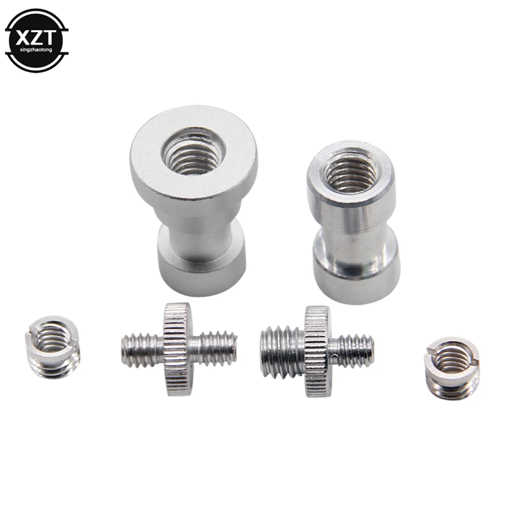 Description Picture 4 of item5-In-1 Tripod Head Monopod Flash Light Stand Adapter Metal Screw Kit 1/4 3/8 Male Female Photographic Studio Accessories